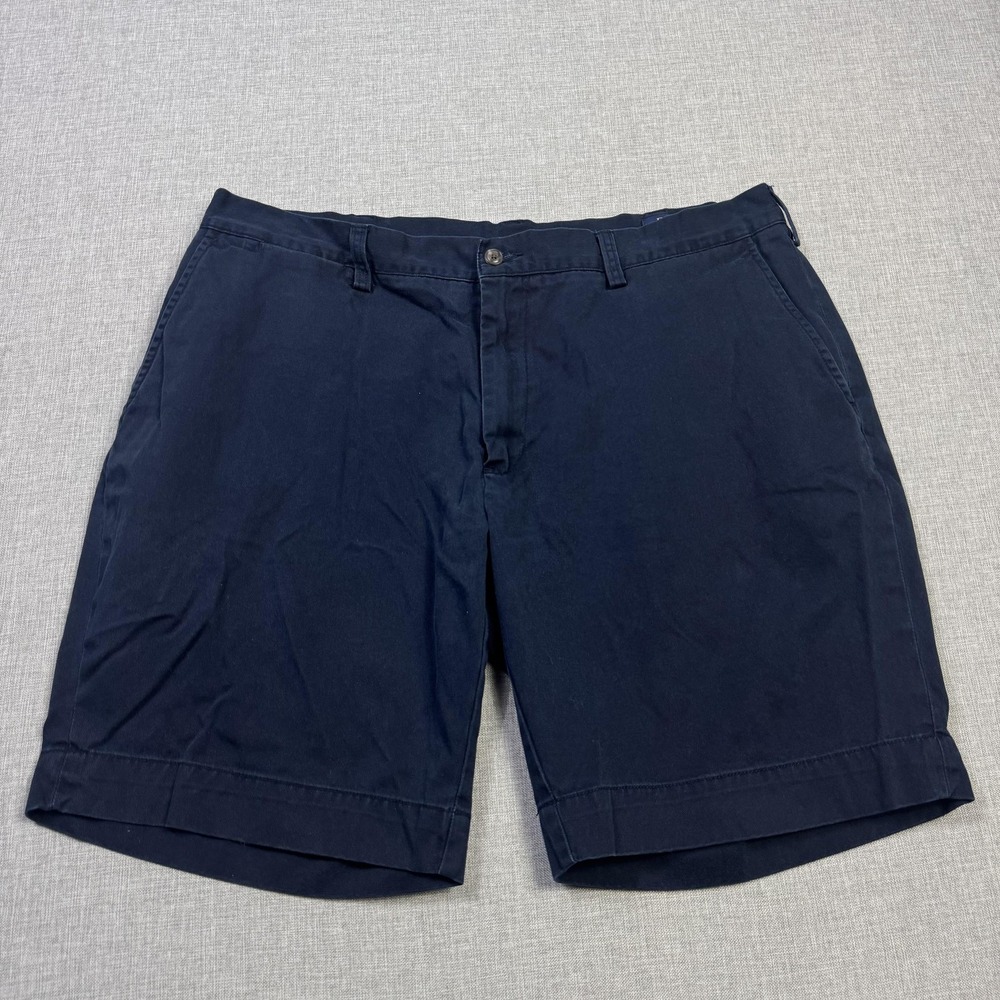 Polo Ralph Lauren Chino Shorts Mens 38 Blue Cotton Classic Fit 9" Inseam